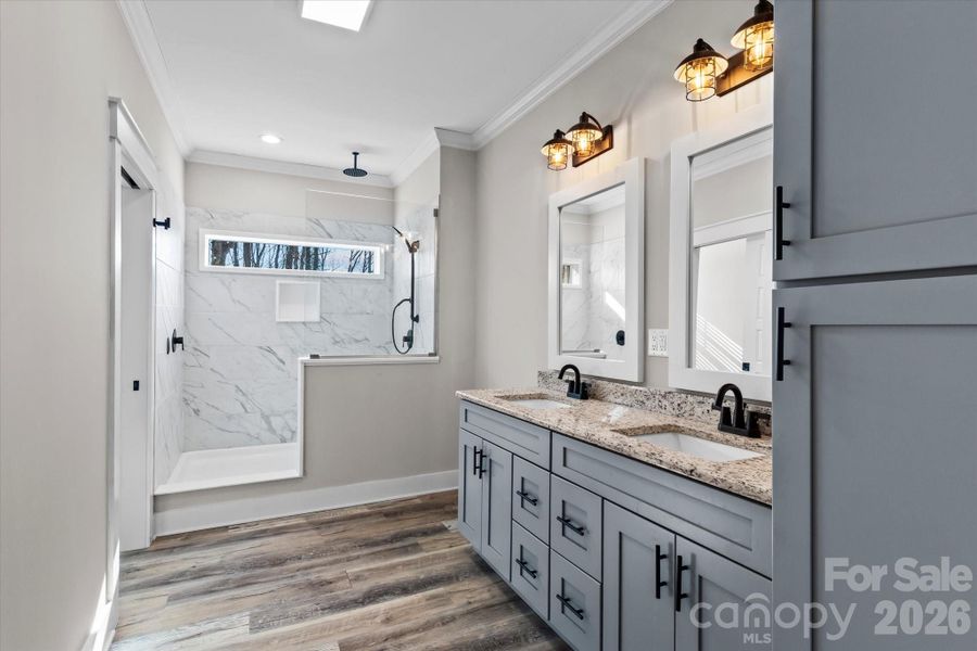 Furnished interior view inside a new home in , Statesville (Image 10).