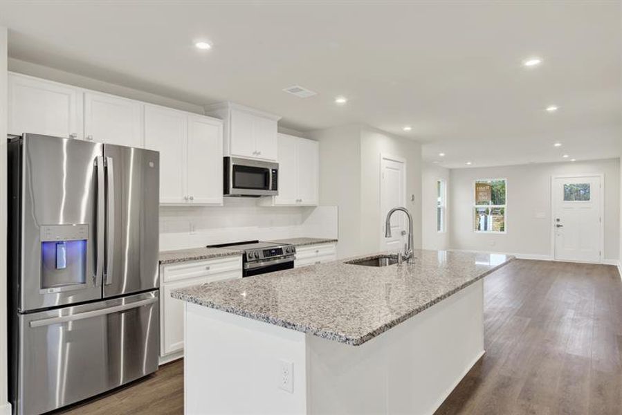 Furnished interior view inside a new home in Cobblestone at East Argent, Hardeeville (Image 6).
