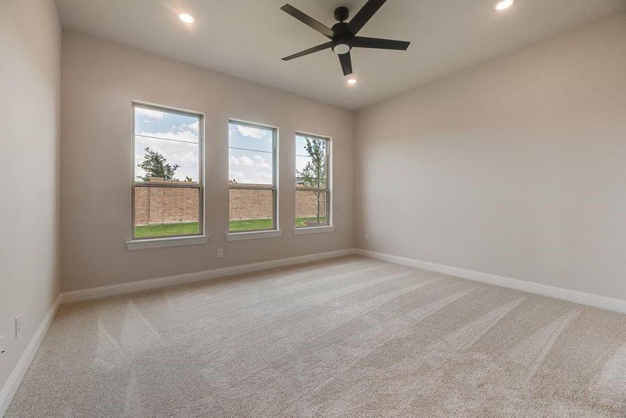 Spacious, unfurnished interior of a new home in Villages of Creekwood, Frisco (Image 29). Spacious, unfurnished interior of a new home in Villages of Creekwood, Frisco (Image 29).