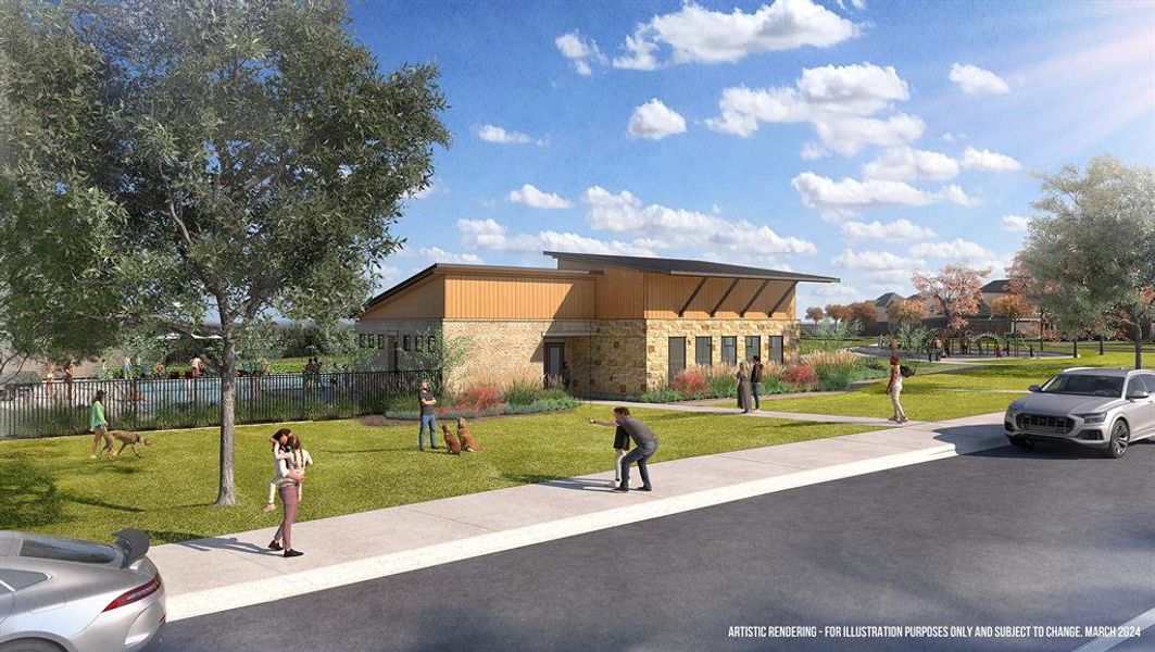 Front exterior of a new home in Ridge Park Estates, Royse City, TX, highlighting curb appeal (Image 2). Front exterior of a new home in Ridge Park Estates, Royse City, TX, highlighting curb appeal (Image 2).