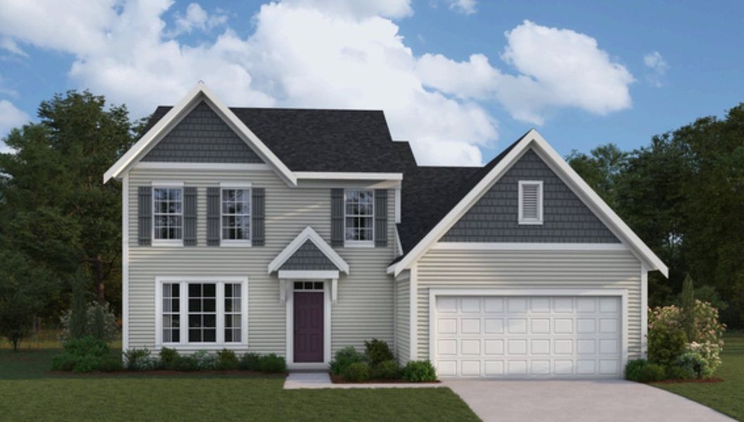 Representative exterior photo of a completed home built from the Charles by Fischer Homes in Breakfast Point East, Panama City Beach, FL (Image 2). Representative exterior photo of a completed home built from the Charles by Fischer Homes in Breakfast Point East, Panama City Beach, FL (Image 2).