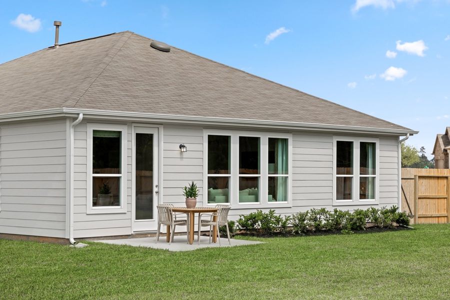 Representative exterior details of a home built from the 1675 Modeled by KB Home in Sagecrest Preserve, Conroe (Image 3). Representative exterior details of a home built from the 1675 Modeled by KB Home in Sagecrest Preserve, Conroe (Image 3).