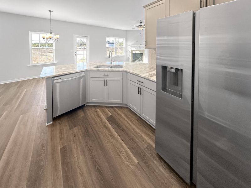 Furnished interior view inside a new home in The Village at Sassafras, Allenhurst (Image 8).