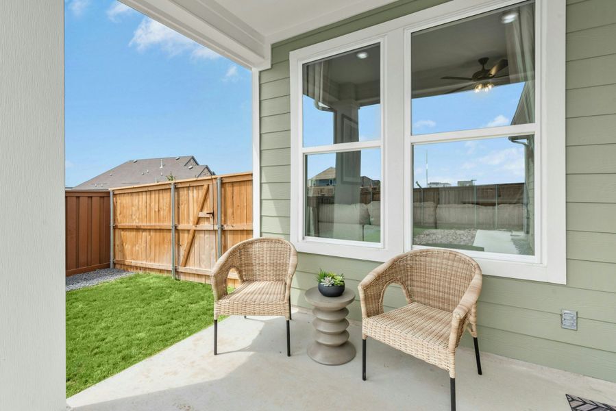 Representative exterior details of a home built from the Bluebonnet by Scott Felder Homes in Mayfair, New Braunfels (Image 4). Representative exterior details of a home built from the Bluebonnet by Scott Felder Homes in Mayfair, New Braunfels (Image 4).