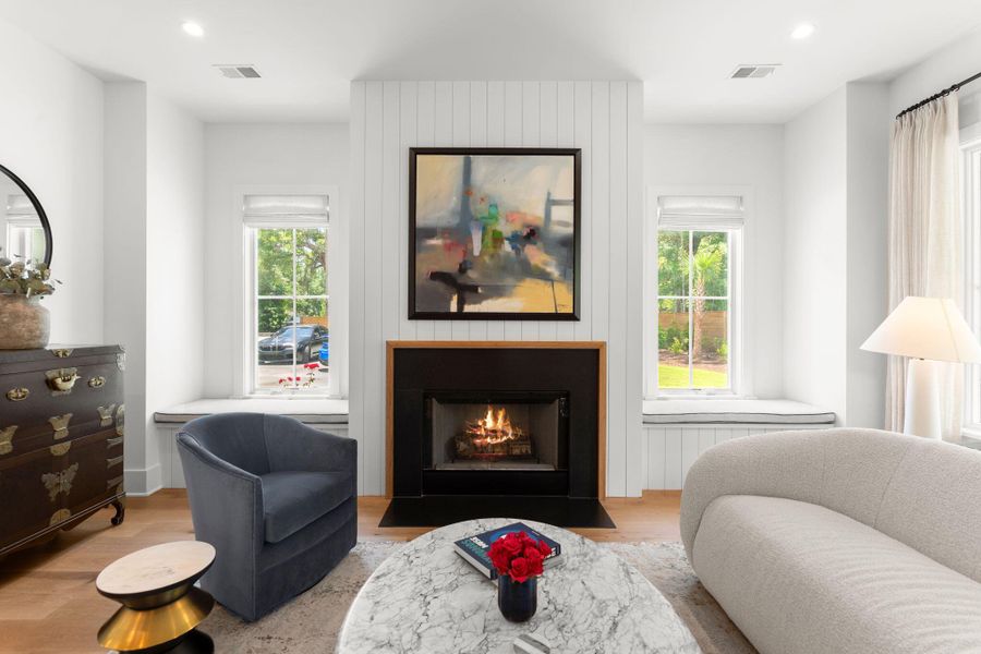 Furnished interior view inside a new home in , Johns Island (Image 77).