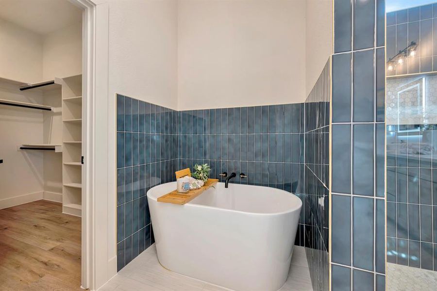 Furnished interior view inside a new home in , Fort Worth (Image 39).