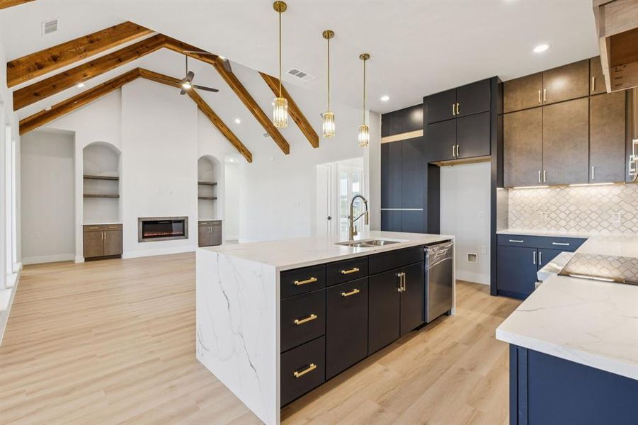 Furnished interior view inside a new home in , Weatherford (Image 6). Furnished interior view inside a new home in , Weatherford (Image 6).