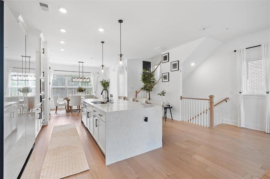 Furnished interior view inside a new home in , Roswell (Image 31).