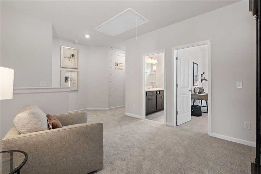 Furnished interior view inside a new home in Southbend, Rome (Image 18).