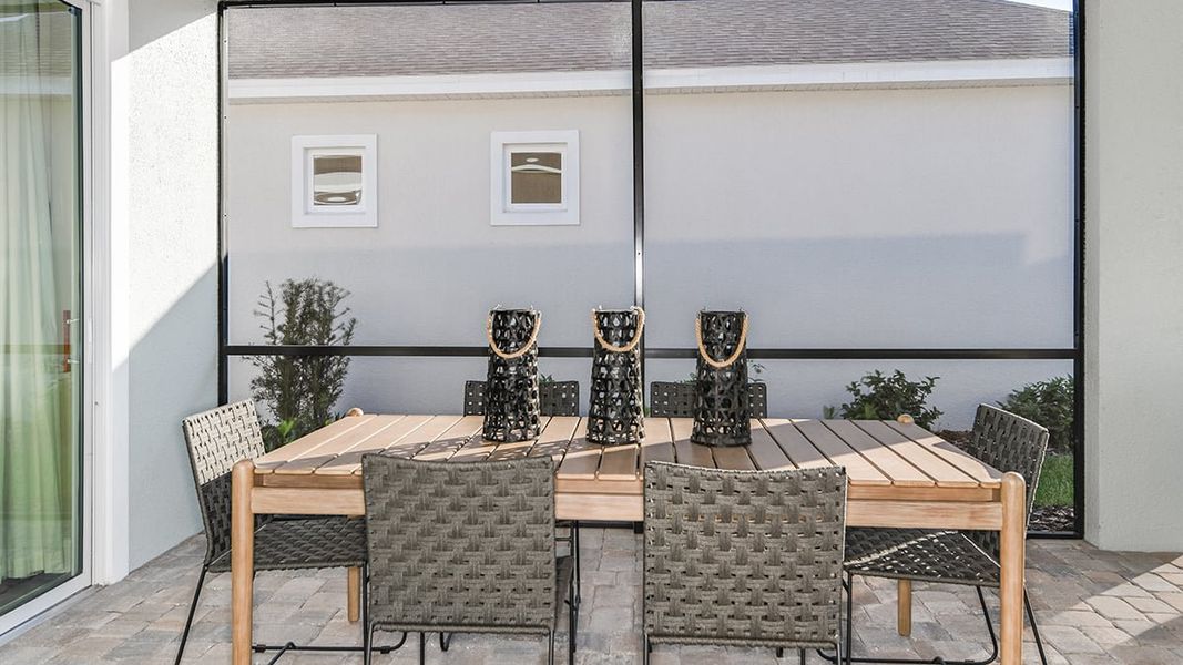 Representative exterior details of a home built from the Lazio by Taylor Morrison in Center Lake Ranch Community Group Page, St. Cloud (Image 4).