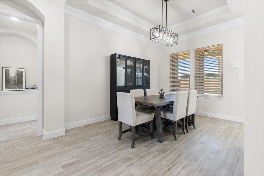 Furnished interior view inside a new home in Bentwater, Montgomery (Image 31).