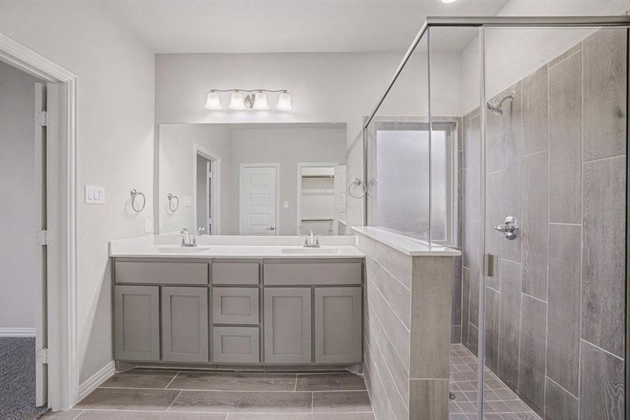 Furnished interior view inside a new home in Courts Of Bonnie Brae, Denton (Image 13). Furnished interior view inside a new home in Courts Of Bonnie Brae, Denton (Image 13).