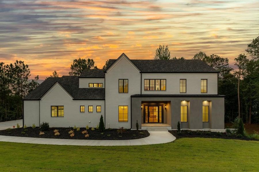 Front exterior of a new home in , Newnan, GA, highlighting curb appeal (Image 34).