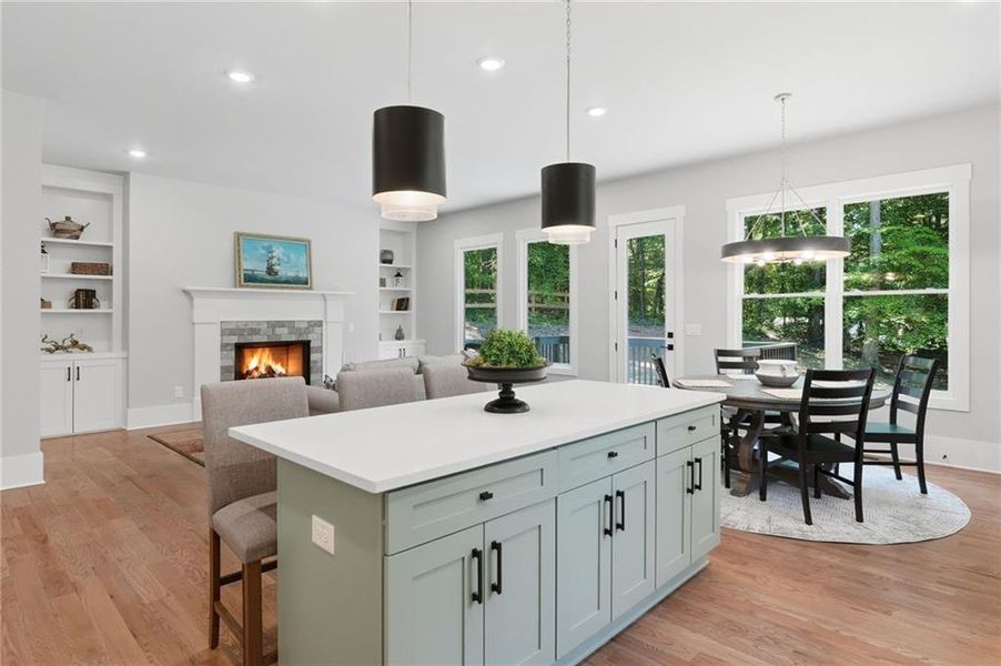 Furnished interior view inside a new home in , Canton (Image 49).