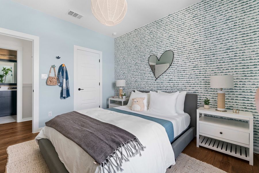 Furnished interior view inside a new home in Heritage, Dripping Springs (Image 42). Furnished interior view inside a new home in Heritage, Dripping Springs (Image 42).