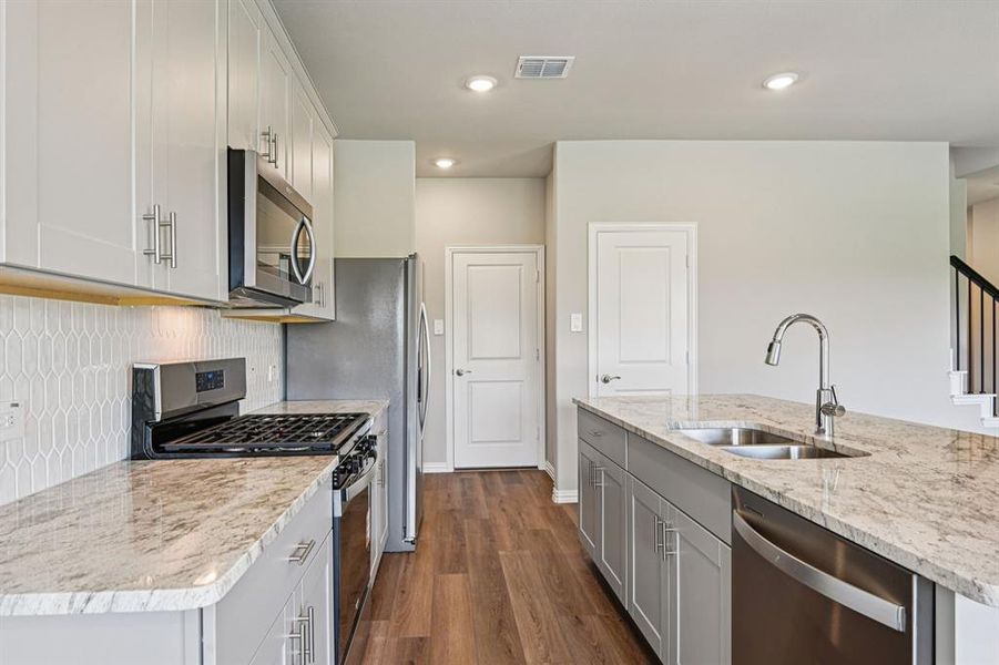 Photo is not of the actual home, but is an inspirational photo of builder’s model home and may depict options, furnishings, and/or decorator features that are not included.