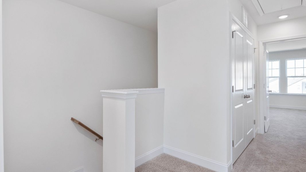Furnished interior view inside a new home in Sidney Creek Townhomes, Zebulon (Image 14).