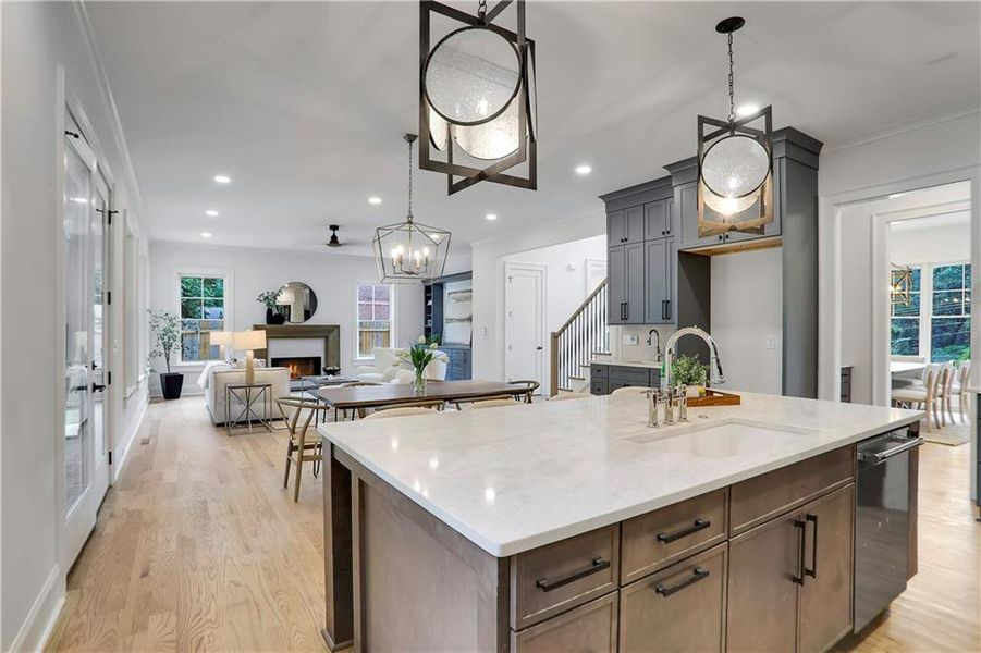 Furnished interior view inside a new home in , Decatur (Image 13).