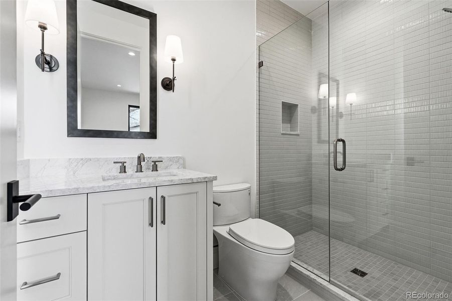 Furnished interior view inside a new home in , Denver (Image 17).