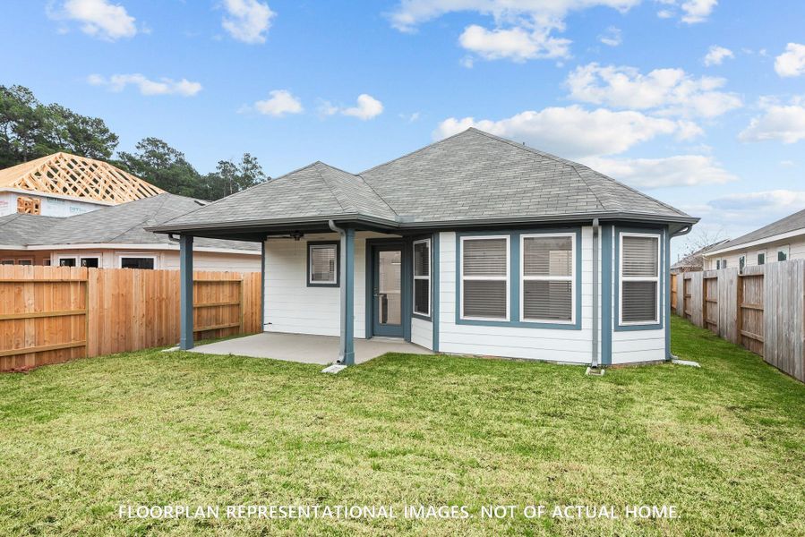 Front exterior of a new home in Summerview, Fulshear, TX, highlighting curb appeal (Image 17).