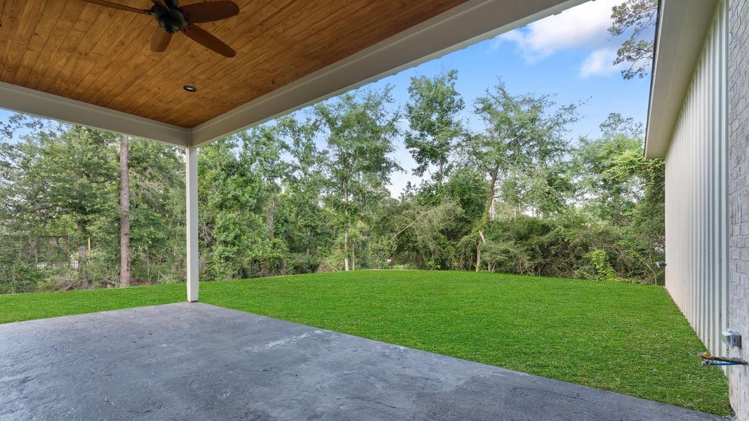 Exterior details and patio area of a home in , Tomball (Image 23). Exterior details and patio area of a home in , Tomball (Image 23).