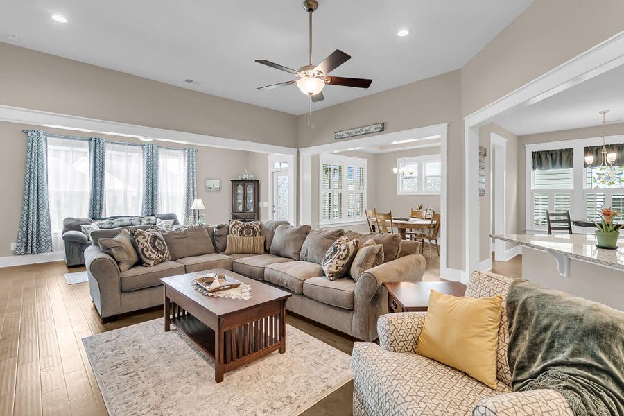 Furnished interior view inside a new home in , Summerville (Image 17).