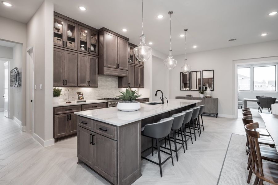 Representative furnished interior of a home built from the Carignan by Tri Pointe Homes in Dunham Pointe, Cypress (Image 40).