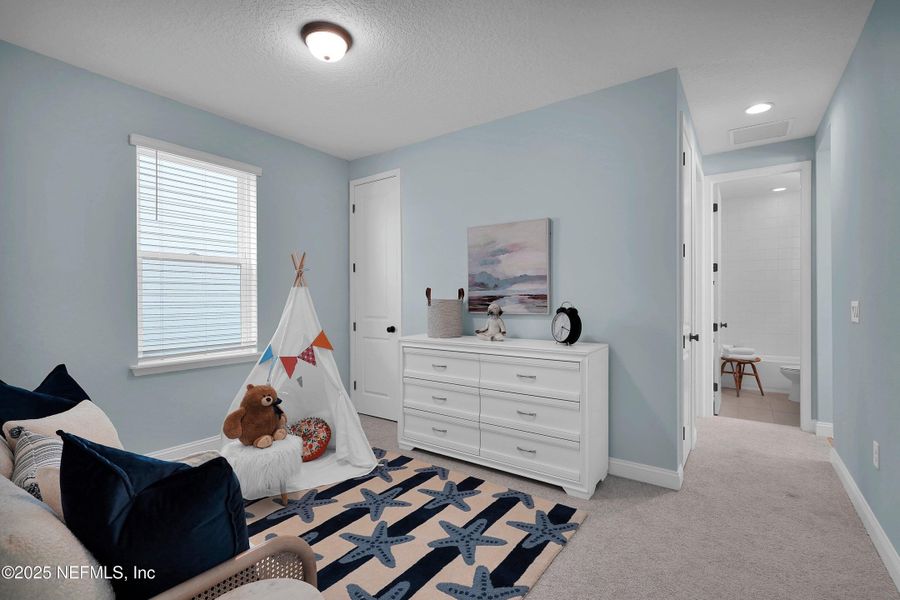 Furnished interior view inside a new home in Seabrook Village at Nocatee, Ponte Vedra (Image 20). Furnished interior view inside a new home in Seabrook Village at Nocatee, Ponte Vedra (Image 20).