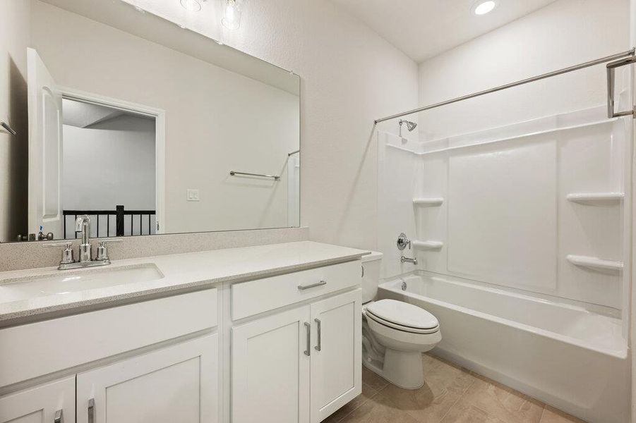 Furnished interior view inside a new home in Covered Bridge, Hutto (Image 16).