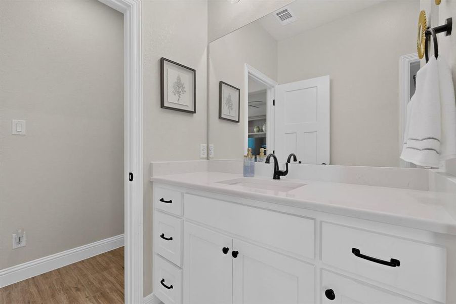 Furnished interior view inside a new home in , Burleson (Image 18).
