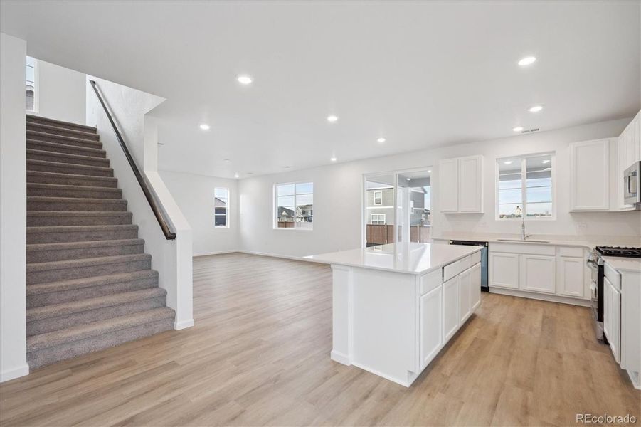 Furnished interior view inside a new home in Fossil Creek, Windsor (Image 3).