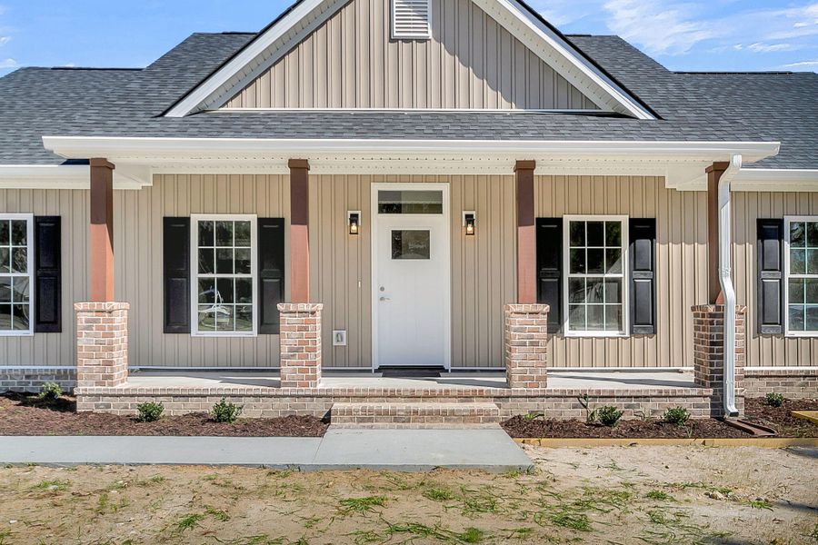 Exterior details and patio area of a home in , Round O (Image 3).