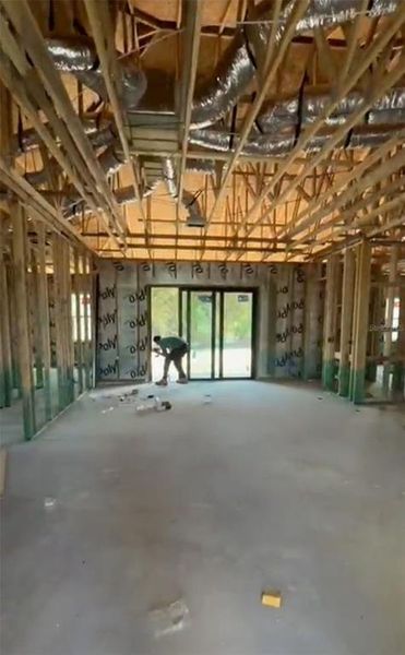 In-progress construction of a new home in , North Port, FL (Image 31).