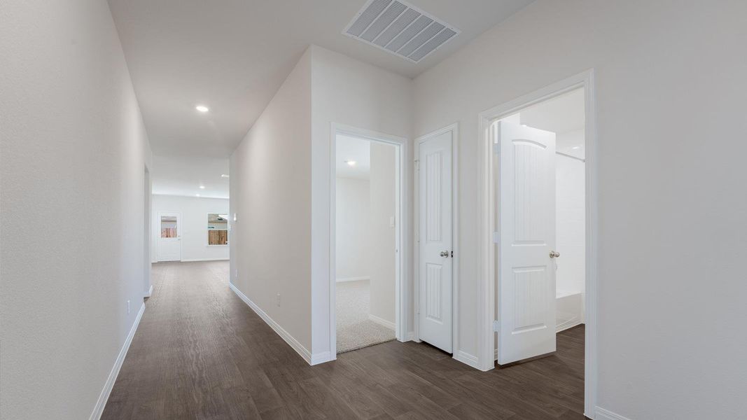 Spacious, unfurnished interior of a new home in Carillon, Manor (Image 12).