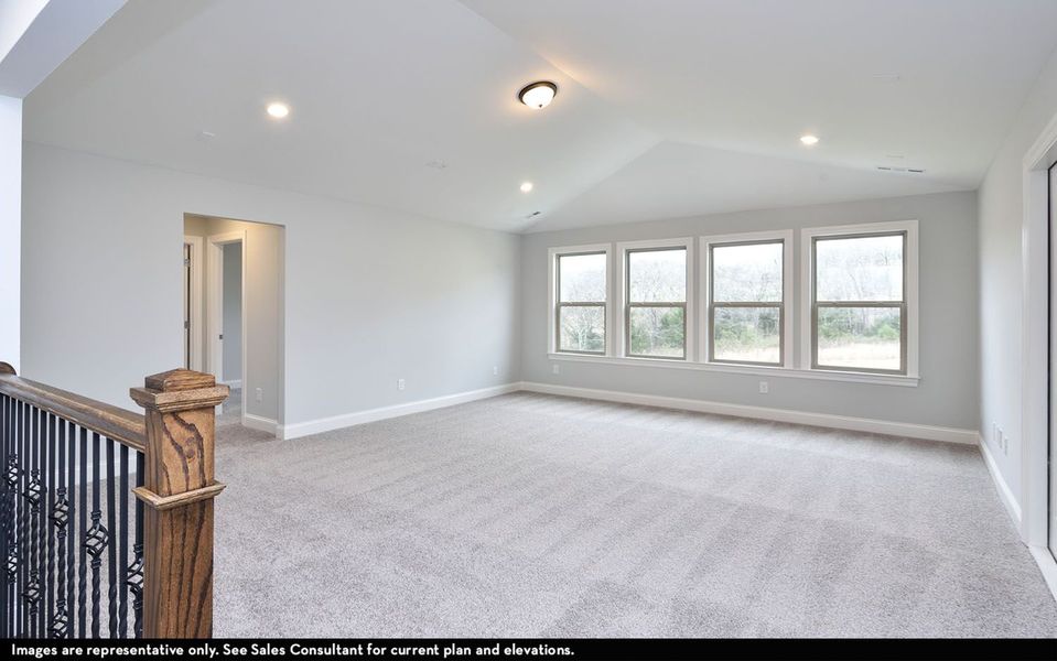 Representative unfurnished interior of a home built from the Hargrove by CastleRock Communities in Belvoir, Fairview (Image 25).