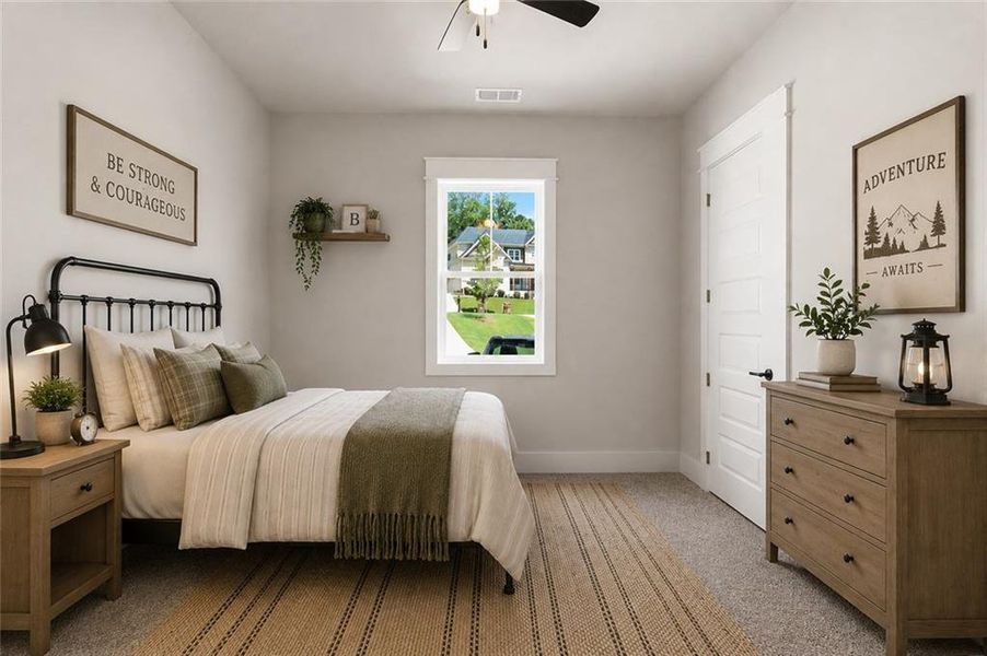Furnished interior view inside a new home in , Jefferson (Image 43).