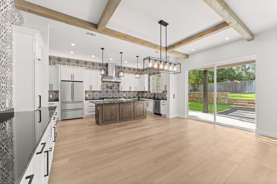 Furnished interior view inside a new home in , Leander (Image 7).