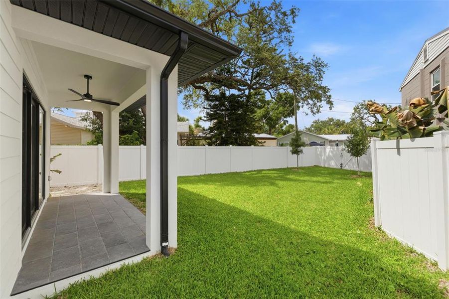 Exterior details and patio area of a home in , Tampa (Image 29).