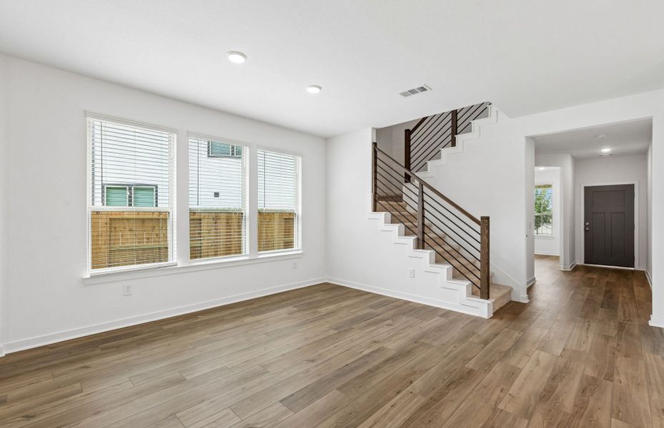Spacious, unfurnished interior of a new home in Mavera, Conroe (Image 21). Spacious, unfurnished interior of a new home in Mavera, Conroe (Image 21).