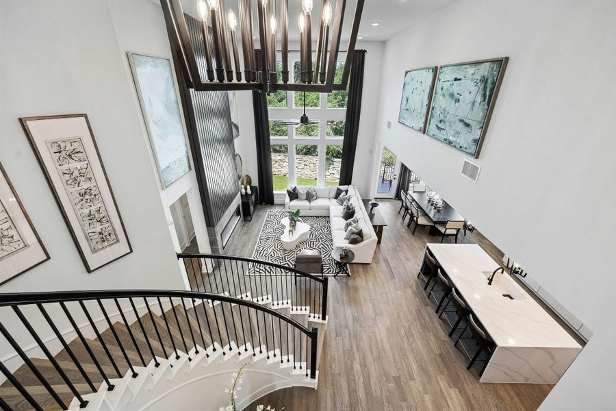 Furnished interior view inside a new home in Brookewater, Rosenberg (Image 22).