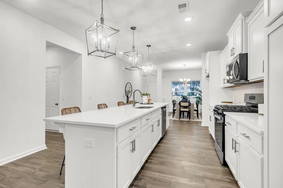 Furnished interior view inside a new home in Homecoming, Ravenel (Image 10).
