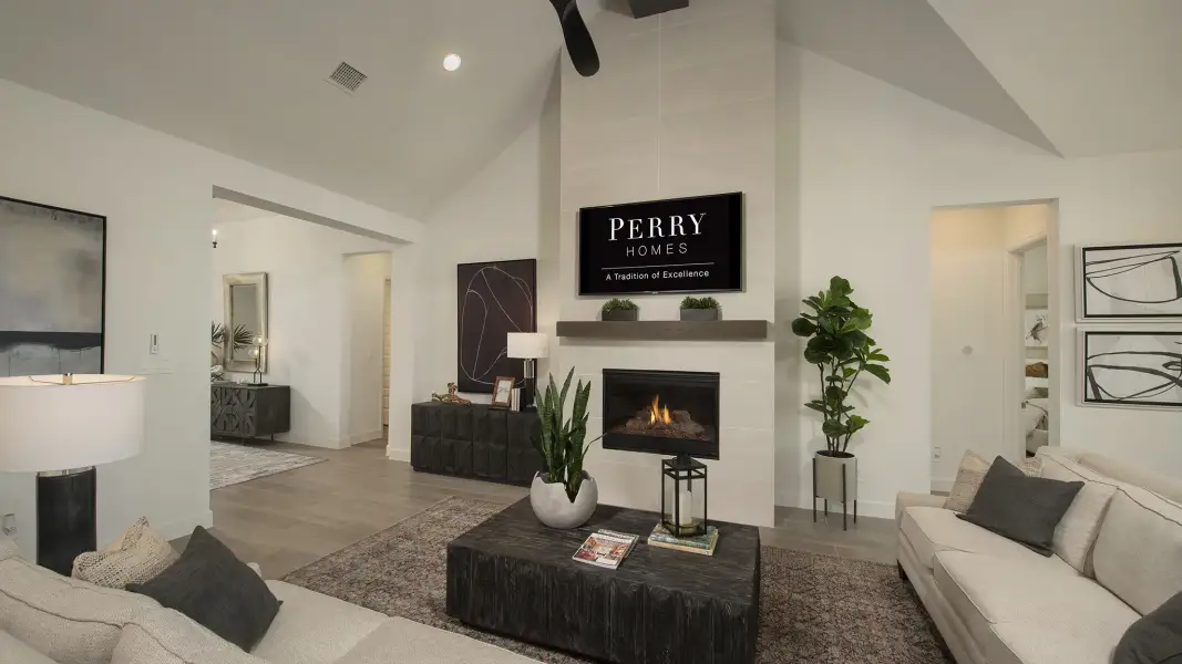 Furnished interior view inside a new home in Sweetgrass, Haslet (Image 16).