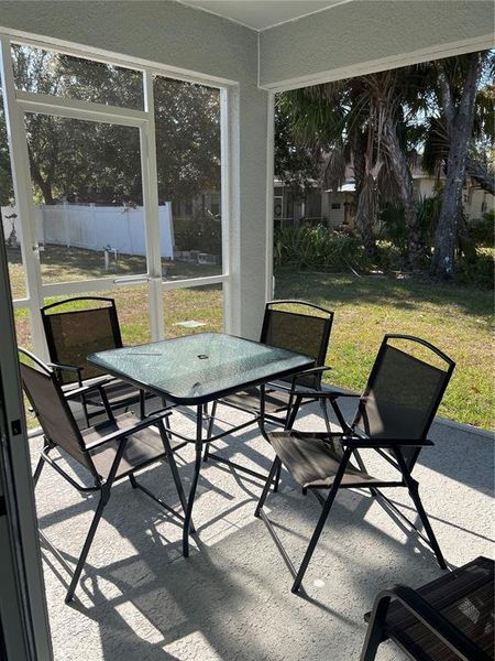 Exterior details and patio area of a home in , North Port (Image 22).