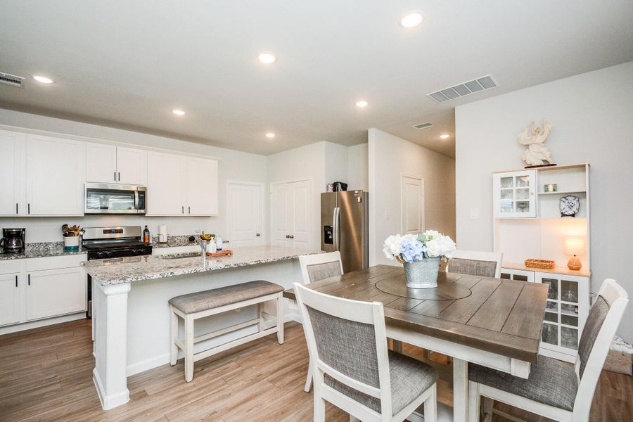 Furnished interior view inside a new home in Granger Pines, Conroe (Image 16).