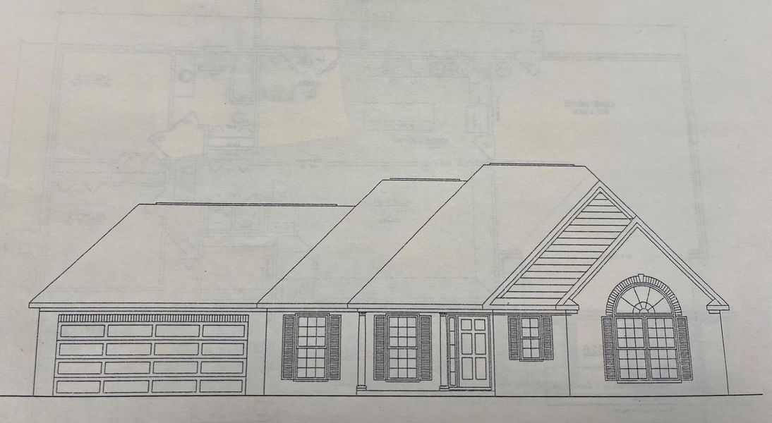 Exterior rendering of this home design in , Orangeburg, SC (Image 3).