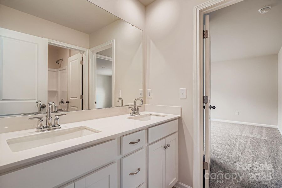 Furnished interior view inside a new home in Shannon Woods: Walk & Enclave, Maiden (Image 5).