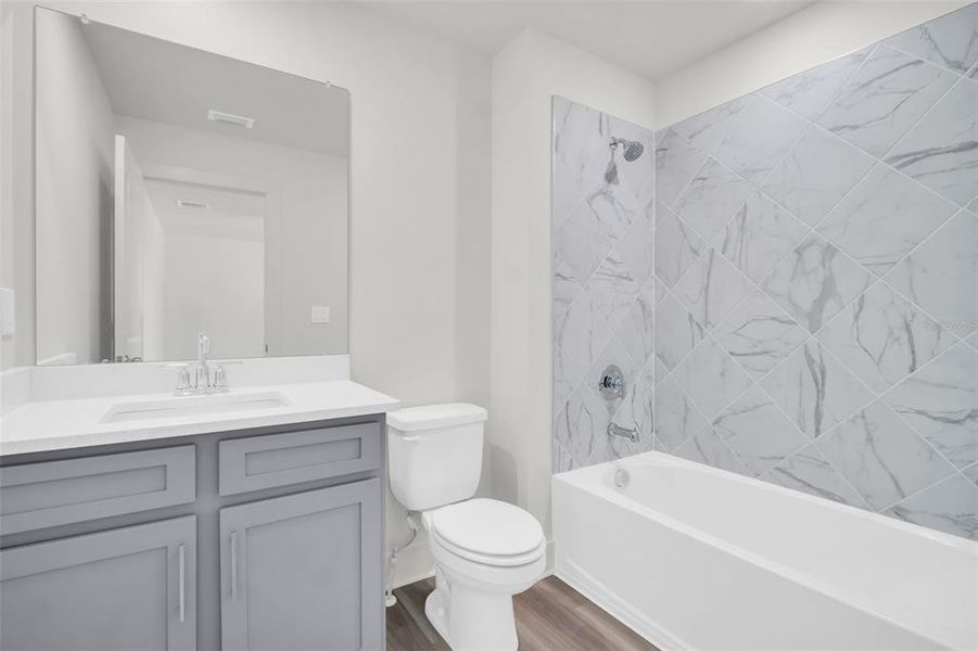 Furnished interior view inside a new home in Emerald Fields, Hudson (Image 8).