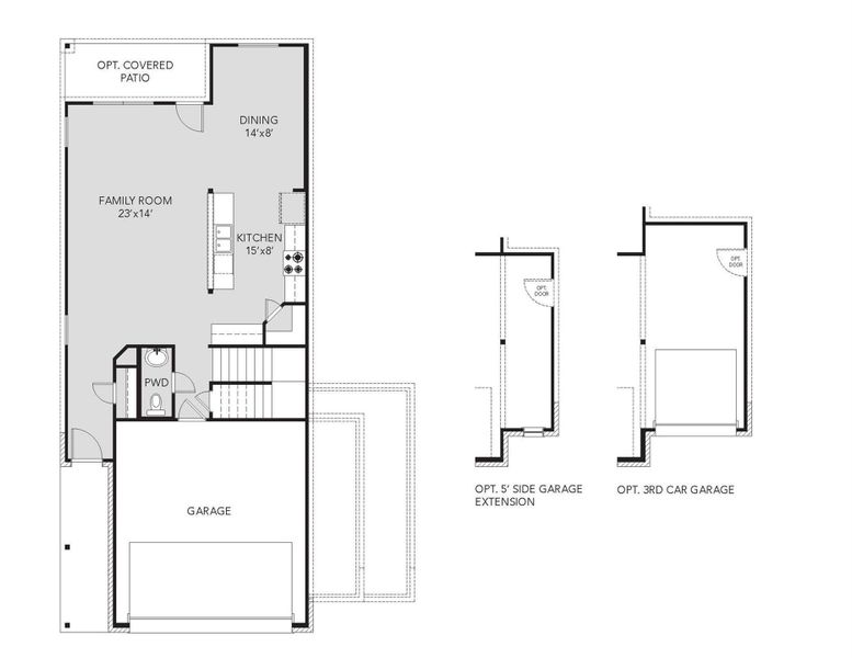 2D floor plan layout of this home in Ridgeland Hills, Willis, TX (Image 3).