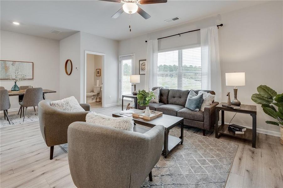 Furnished interior view inside a new home in Creekside Village, Lithonia (Image 14).
