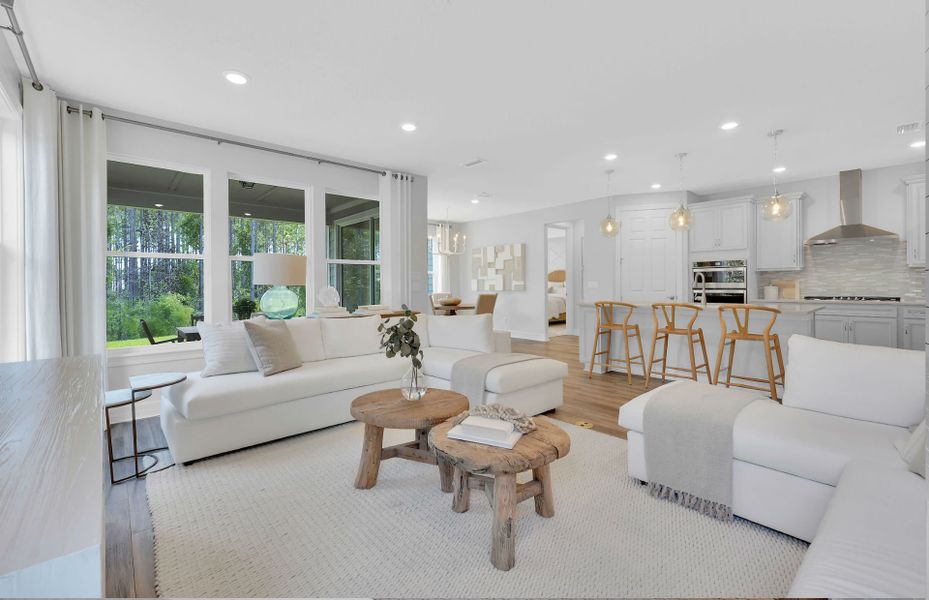 Furnished interior view inside a new home in Waterways, Richmond Hill (Image 12).